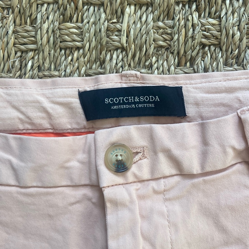 Scotch & Soda cotton pink shorts
